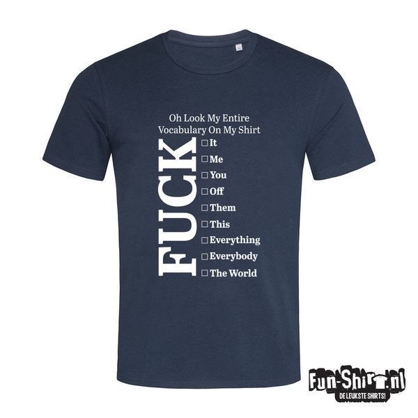 My entire vocabulary T-shirt