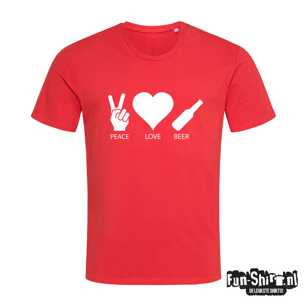 Peace Love Beer T-shirt