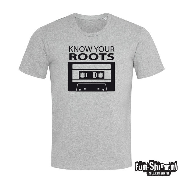 Know your roots cassette T-shirt