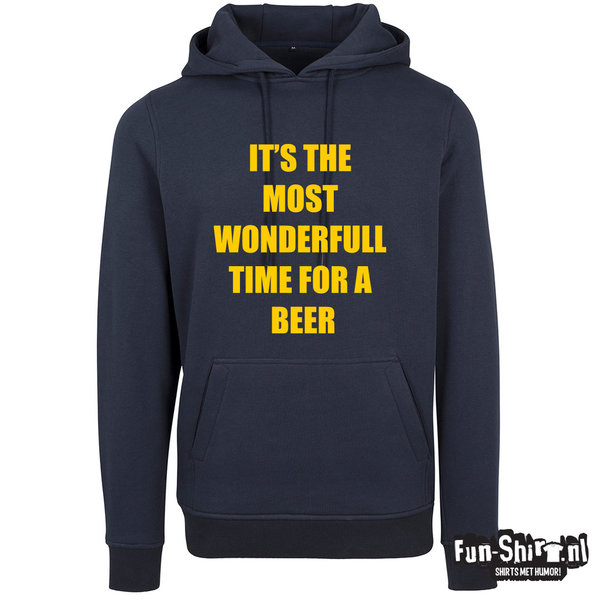 Its the most wonderfull time for a beer Hooded Sweater