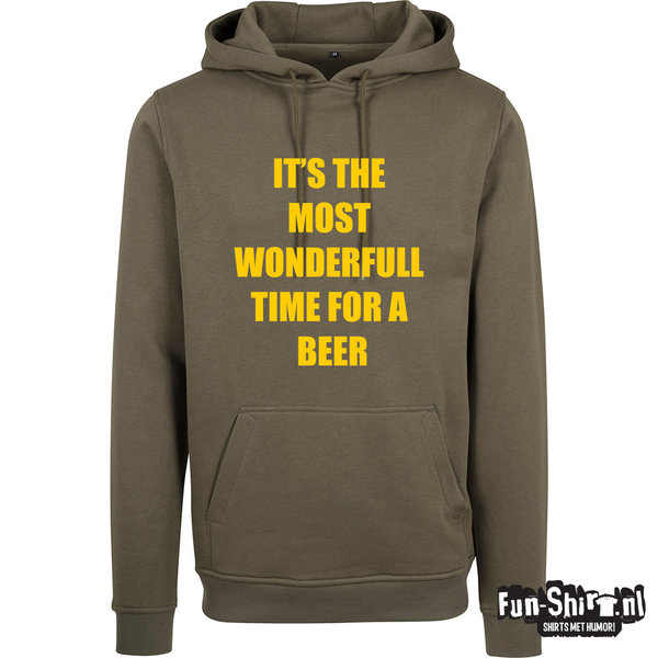 Its the most wonderfull time for a beer Hooded Sweater