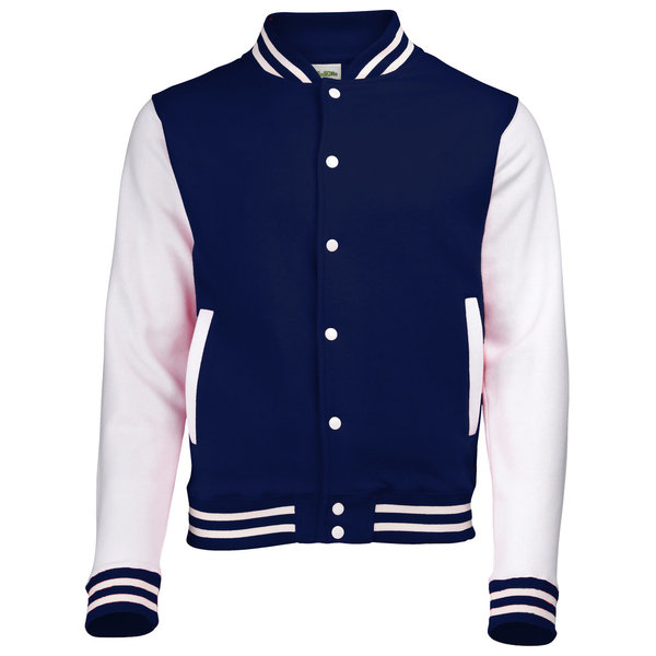 AWD's Just Hoods Varsity jacket Navy / White M