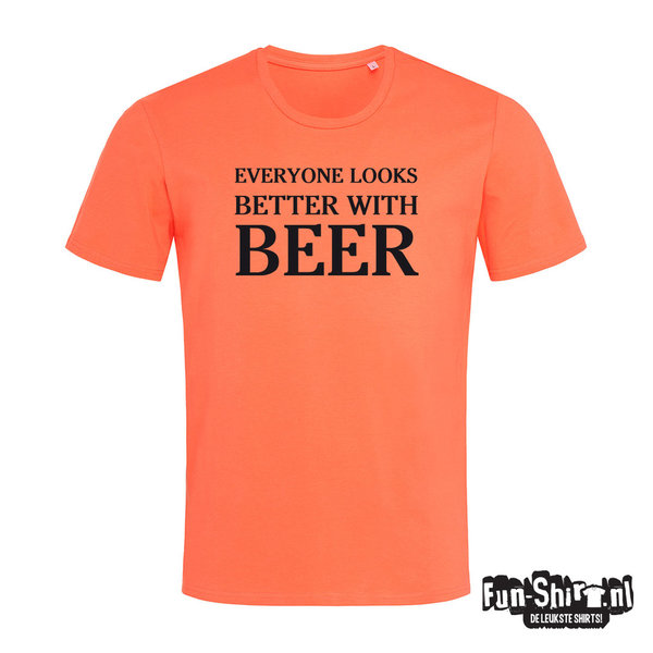 Everyone Looks Better With Beer T-shirt