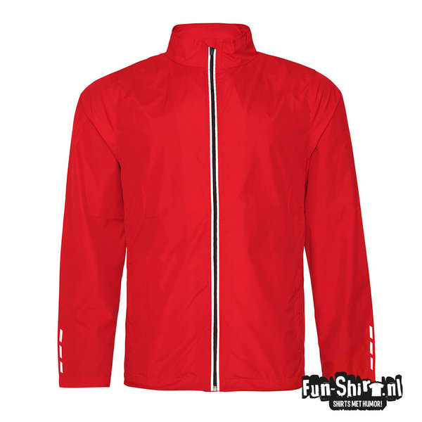 Cool running jacket Rood maat S