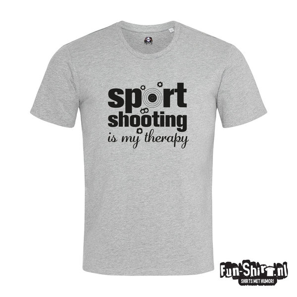 Sport Shooting Is My Therapy T-shirt