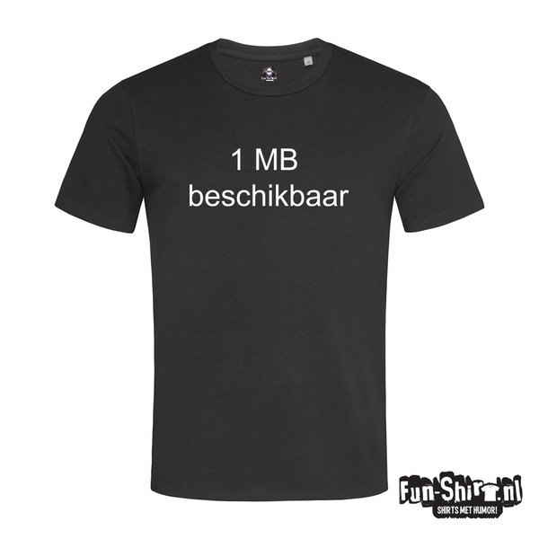 1 MB Beschikbaar T-shirt