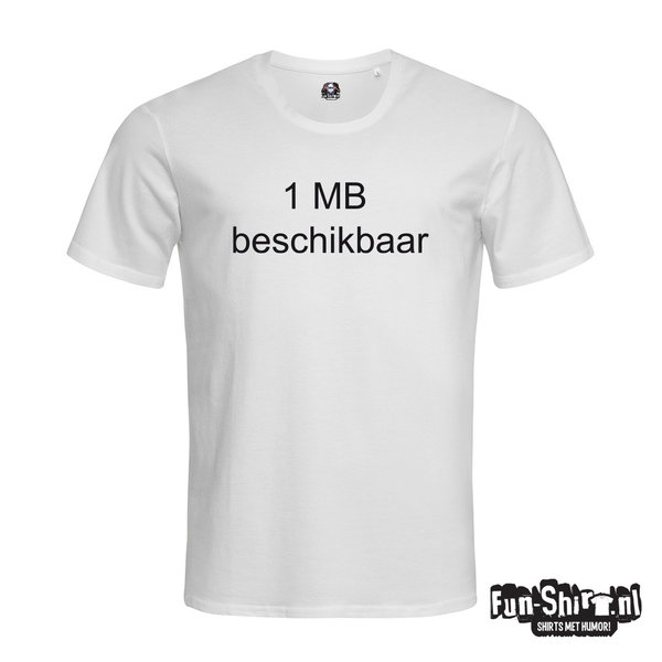 1 MB Beschikbaar T-shirt