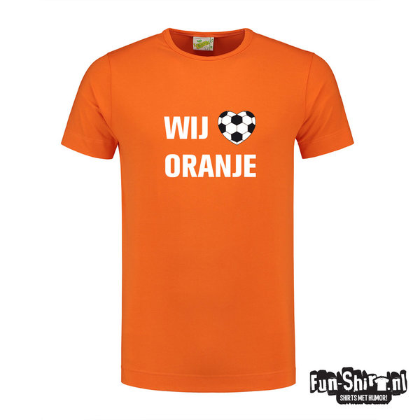 Wij oranje T-shirt