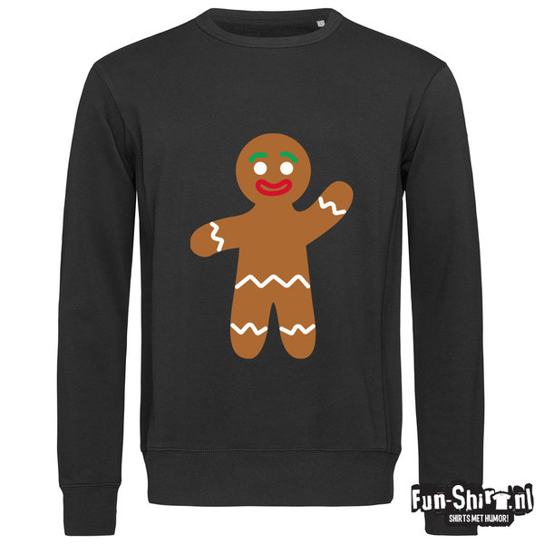 Gingerbread kerstmis sweater