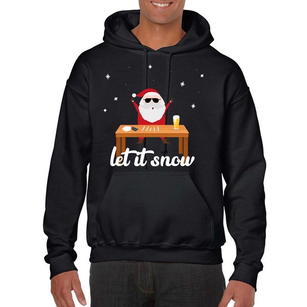 Let it snow hooded XL